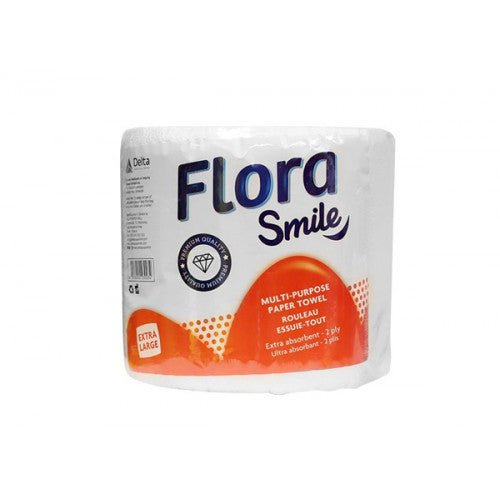 Flora Smile Hand Towel Xtra Large - Beks Ghana