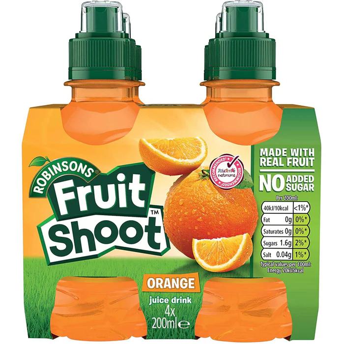 Fruit Shoot Orange 4x 200ml - Beks Ghana