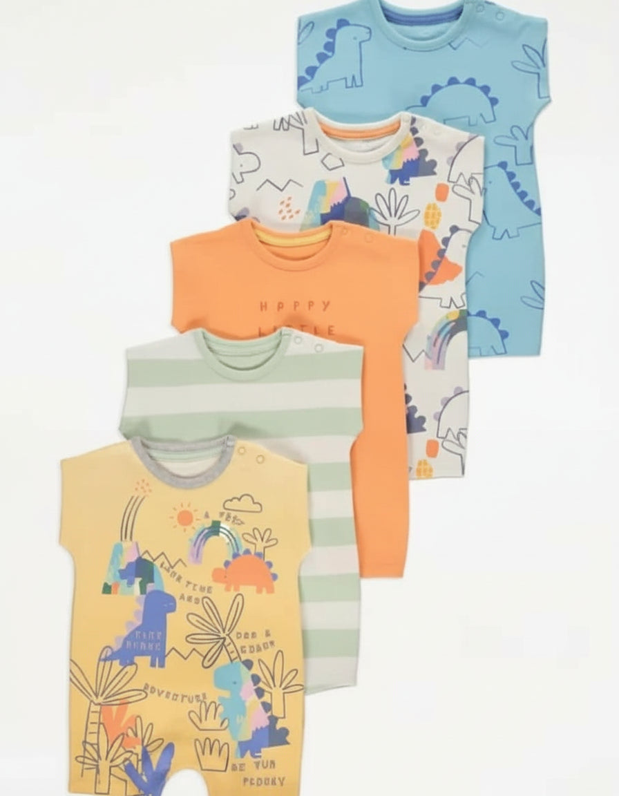 George baby 5 pack rompers - Beks Ghana