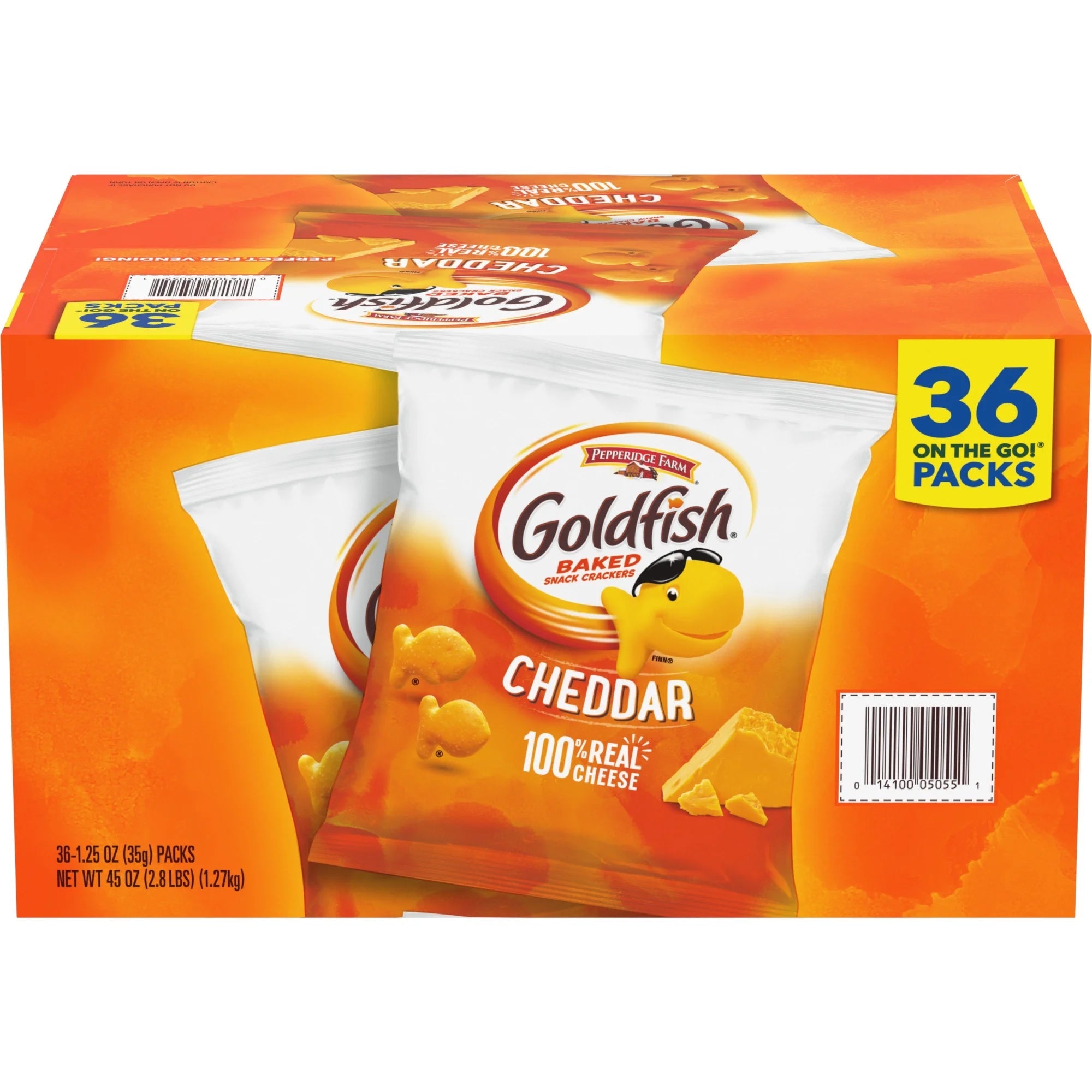 Godfish Baked Snack Crackers Cheddar 36packs - Beks Ghana