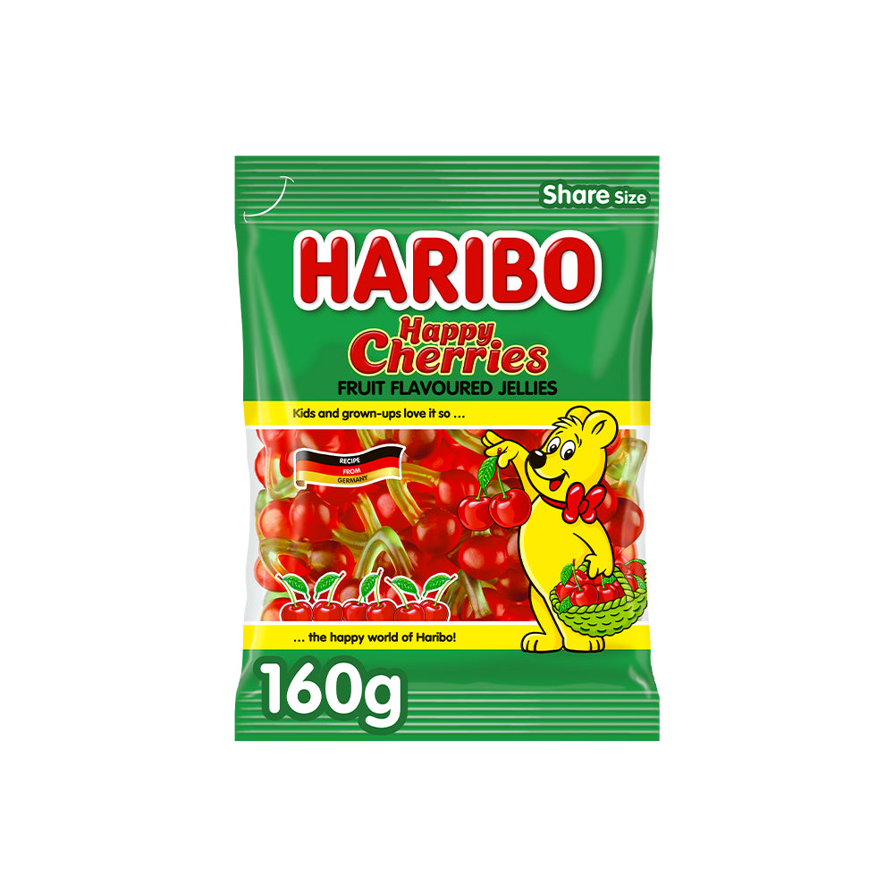 Haribo Happy Cherries Fruit Flavour Jellies 160g
