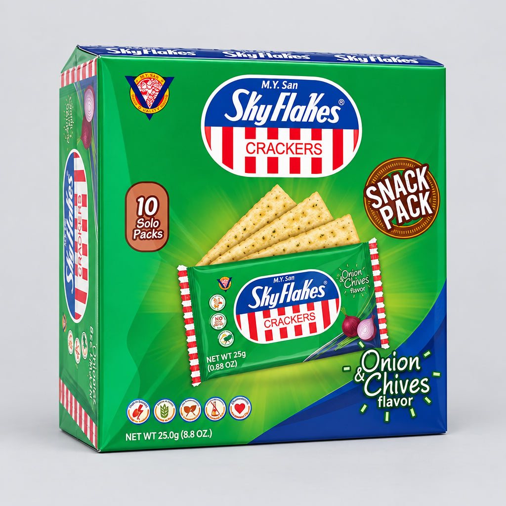 Skyflakes Crackers Snack Pack Onion & Chives 250g