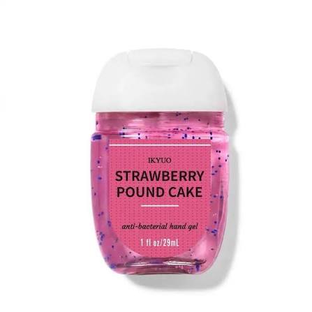 Ikyuo Strawberry Pound Cake Anti-Bacterial Hand Gel 29ml