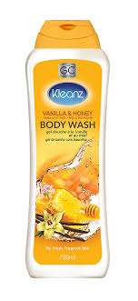 Kleanz Vanilla & Honey Body Wash 750ml