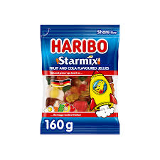 Haribo Starmix (Fruit and Cola Flavoured Jellies) 160g
