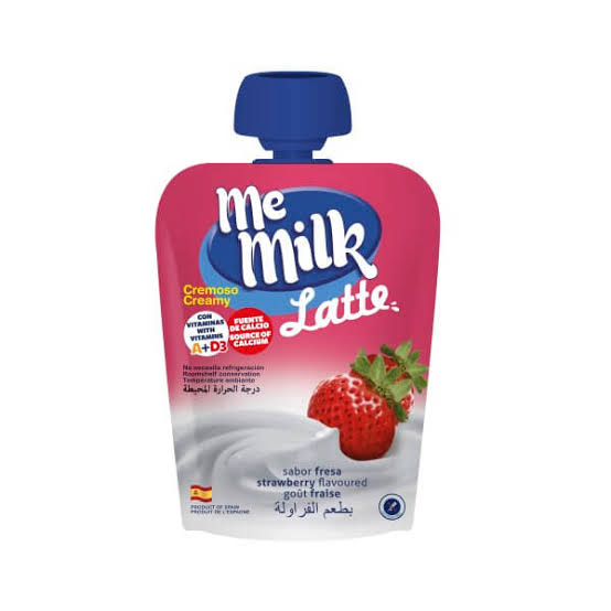 Me Milk Latte Strawberry Flavoured 90g
