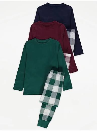 George Kids Pyjamas 3 Piece Set