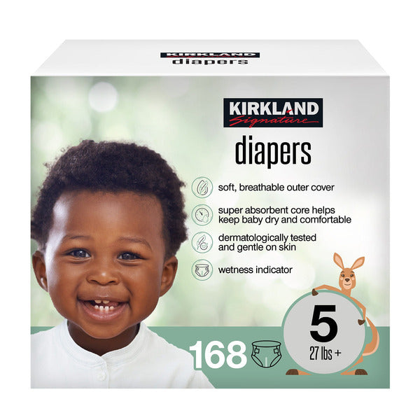 Kirkland Diapers Size 5 (12kg+, 168pcs)