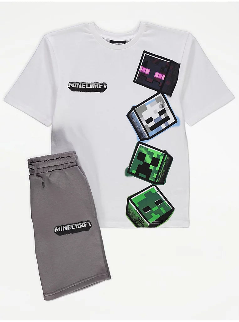 George Minecraft 2-piece (Top & Down) 10-11yrs
