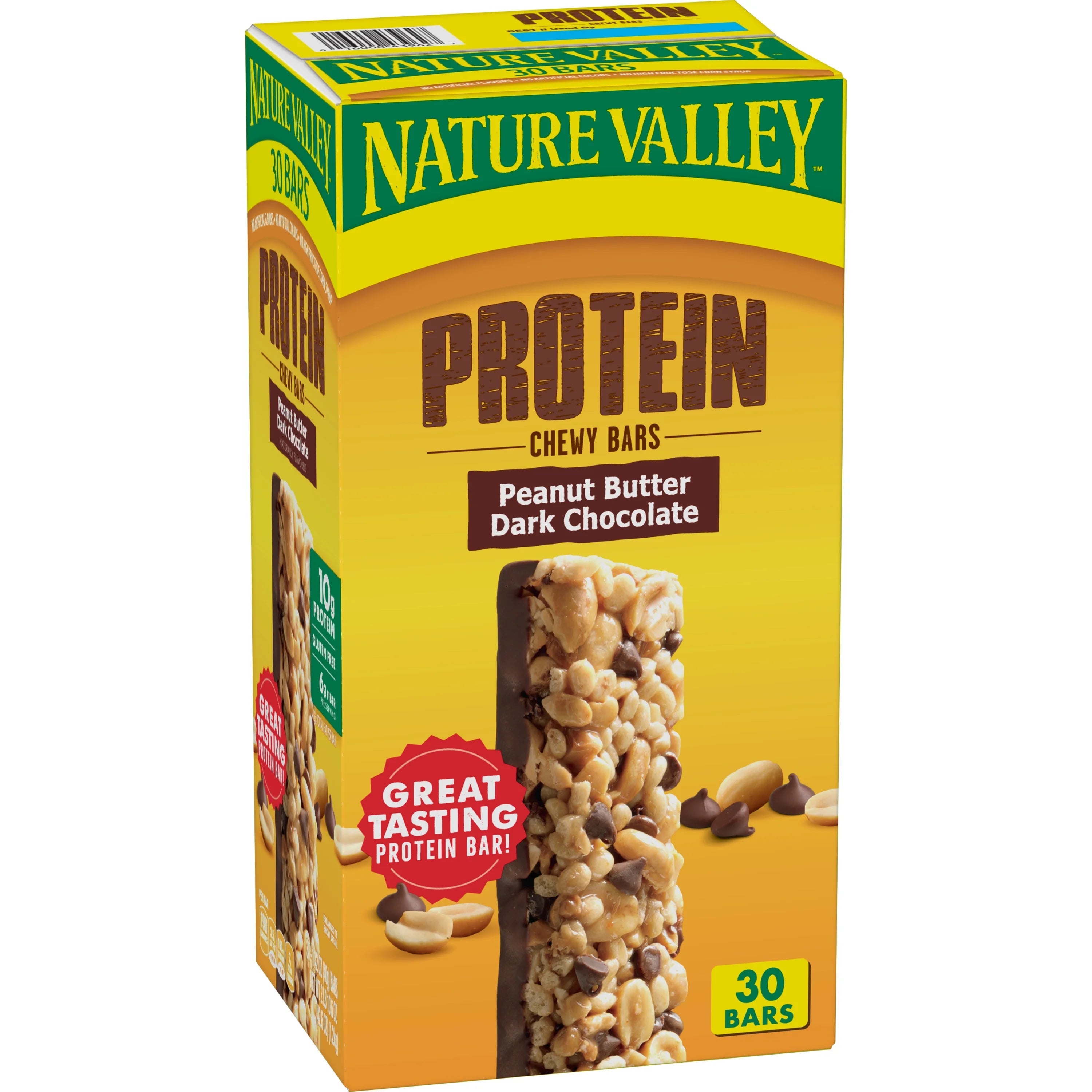 Nature Valley Protein Chewy Bar Peanut Butter Dark Chocolate 30 Bars - Beks Ghana