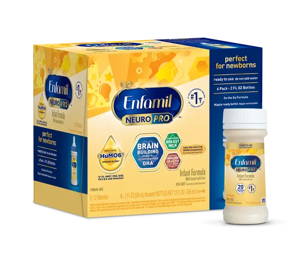 Enfamil Neuro Pro Read To Use On The Go (177ml X 6 Pack)
