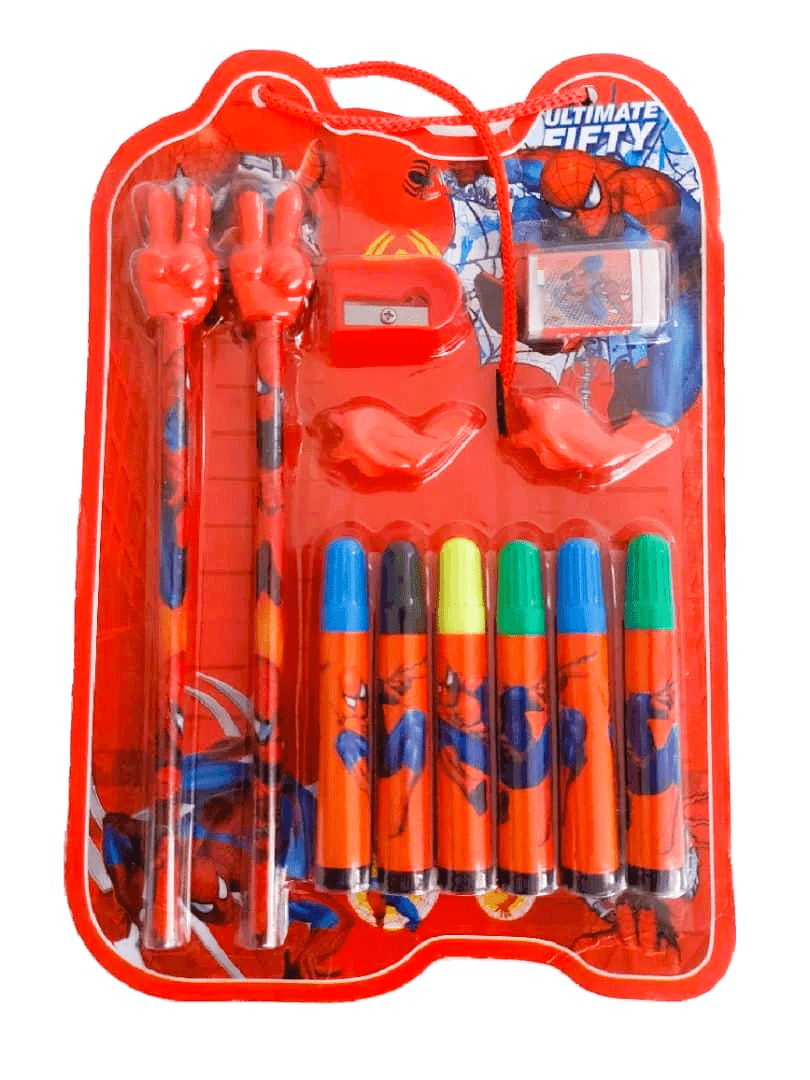 Stationery Set with 6 crayons - Beks Ghana