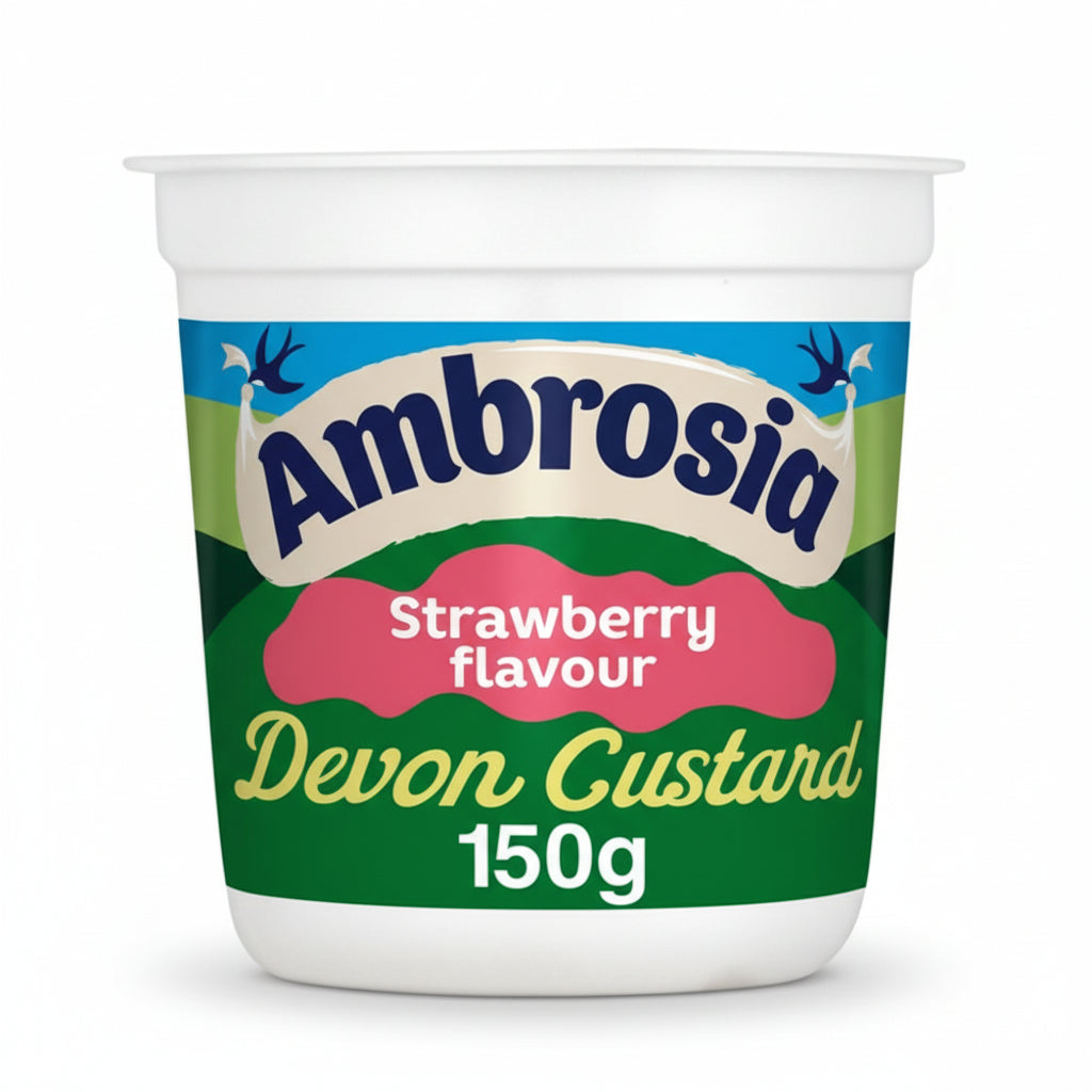 Ambrosia Strawberry Devon Custard 150g