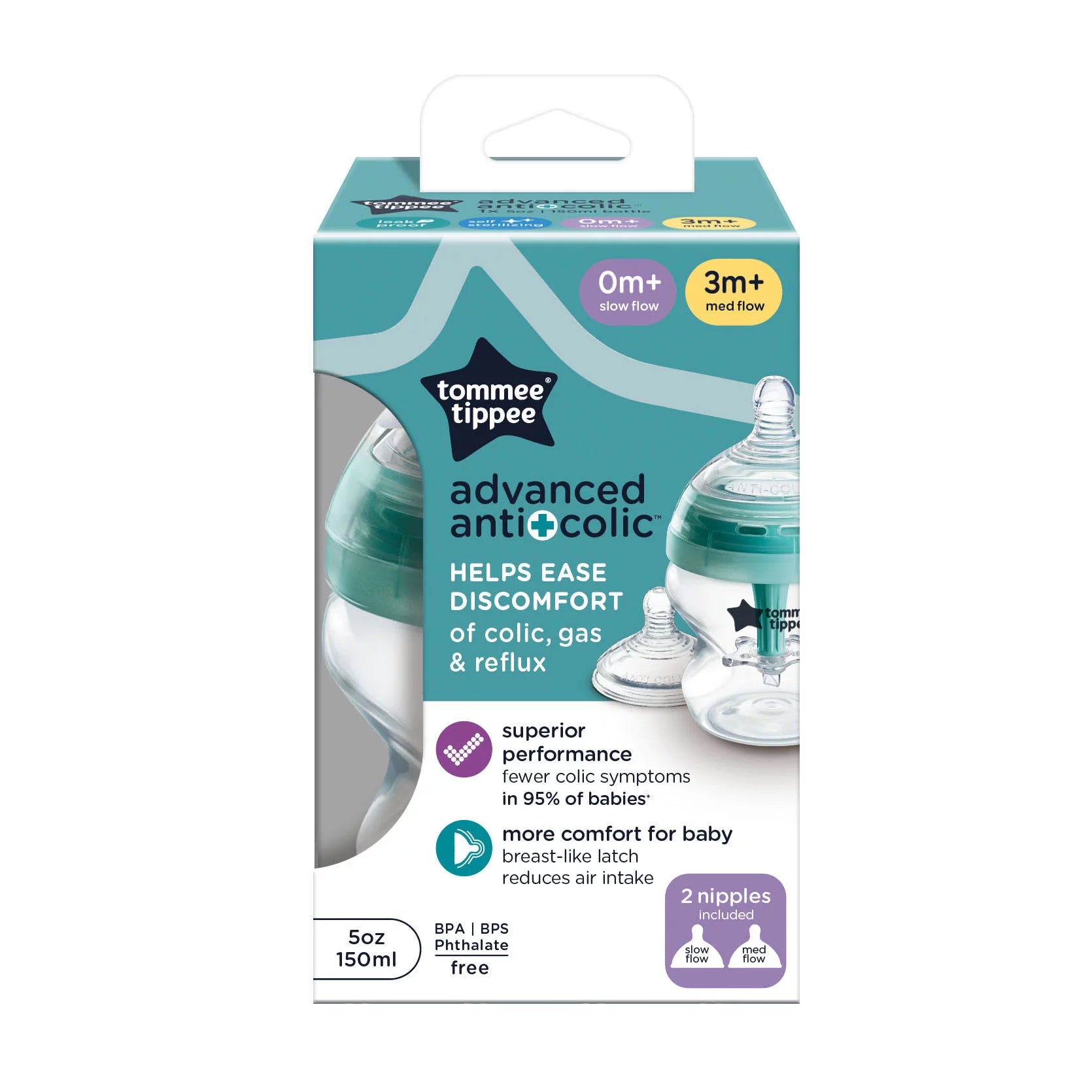 Tommee Tippee Advanced Anti - Colic Gas & Reflux 260ml 3m+ - Beks Ghana