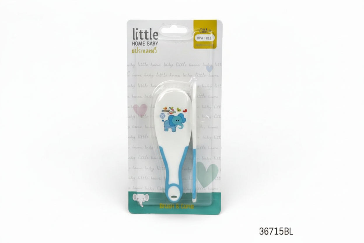 Little Home Baby Hair and Brush  0 M + , BPA free