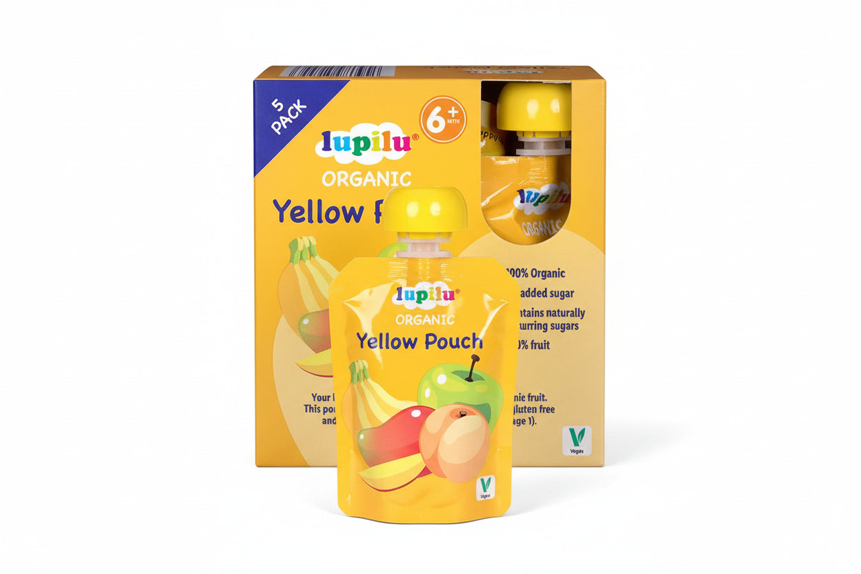 Lupilu Organic Yellow Pouch 90g 6m+
